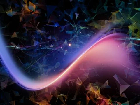 Vision of Virtual World Stock Illustration