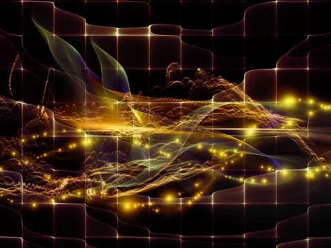 Vision of Virtual World Stock Illustration