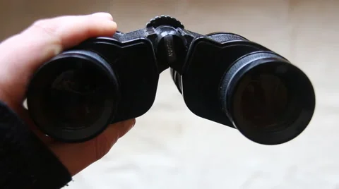 Vision word on binoculars Stock Footage 59049627