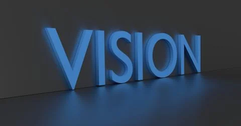Vision Word Stock Illustration