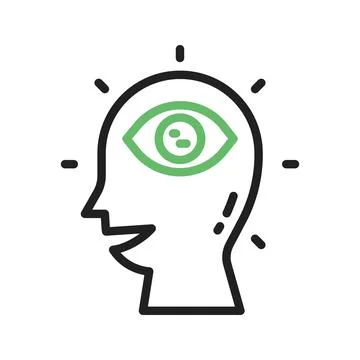 Visionary icon vector image. Stock Illustration