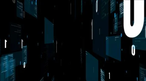 Visionary programming and coding of future software Stock Illustration