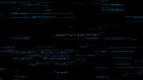 Visionary programming and coding of future software Stock Illustration