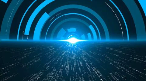 Visionary programming and coding of future software Stock-Illustration