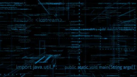 Visionary programming and coding of future software イラスト素材