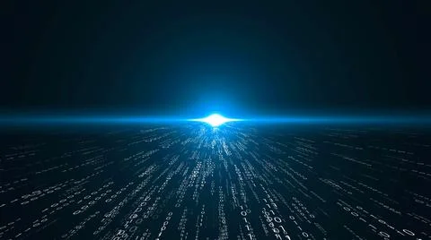 Visionary programming and coding of future software Stock Illustration