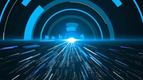 Visionary programming and coding of future software Stock Illustration