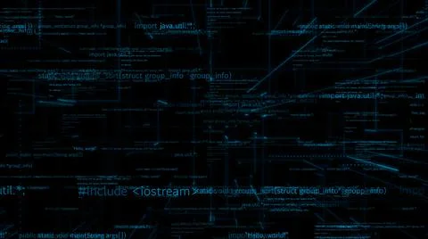 Visionary programming and coding of future software イラスト素材