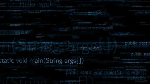 Visionary programming and coding of future software Stock Illustration