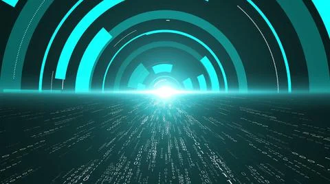 Visionary programming and coding of future software Stock Illustration