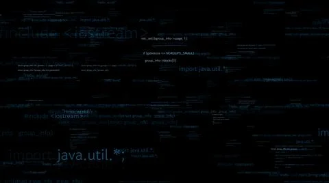 Visionary programming and coding of future software Stock Illustration