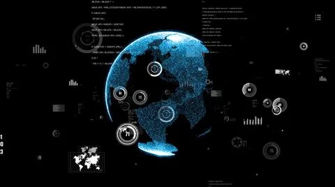 Visionary programming and coding of future software Stock-Illustration