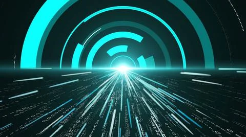 Visionary programming and coding of future software Stock Illustration