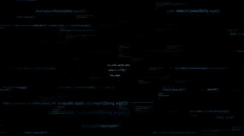 Visionary programming and coding of future software 库存插图