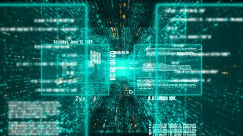 Visionary programming and coding of future software Stock Illustration