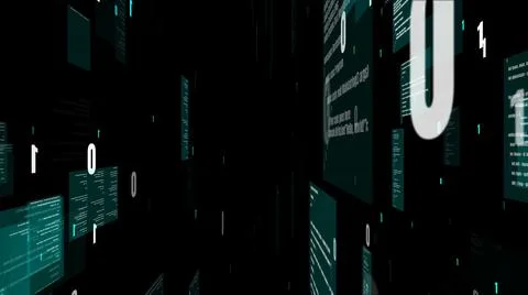 Visionary programming and coding of future software Stock Illustration