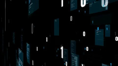 Visionary programming and coding of future software Stock-Illustration