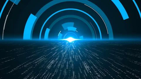 Visionary programming and coding of future software Stock Illustration