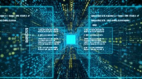 Visionary programming and coding of future software イラスト素材