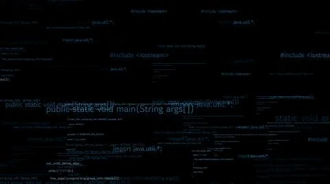 Visionary programming and coding of future software イラスト素材