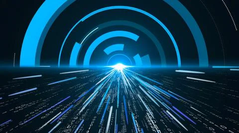 Visionary programming and coding of future software Stock-Illustration