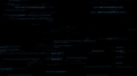 Visionary programming and coding of future software Stock Illustration