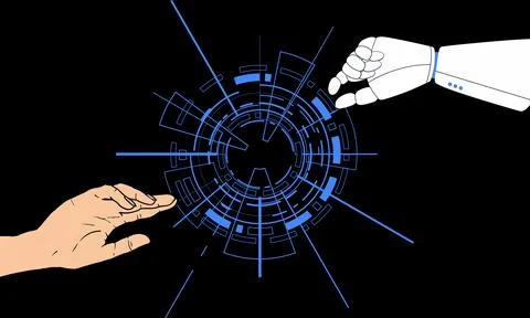 Visionary technology vector Stock Illustration