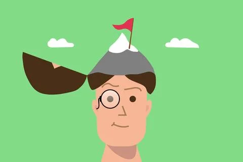 Visionography to the success Stock Illustration