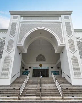 Visit to Al-Bukhari Foundation Mosque in Kuala Lumpur, Malaysia, showcases Stock Photos