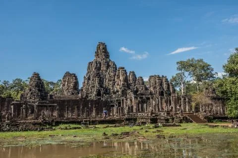 Visit to Angkor Thorm Stock Photos