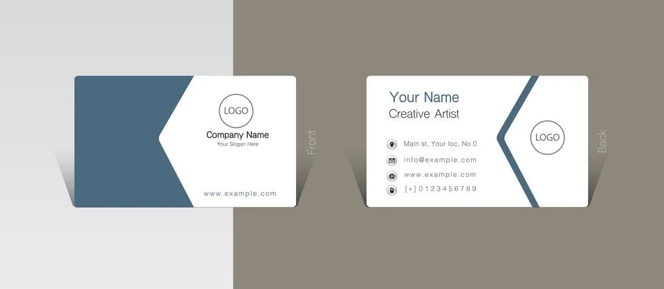 Visit card ideas Stock Illustration