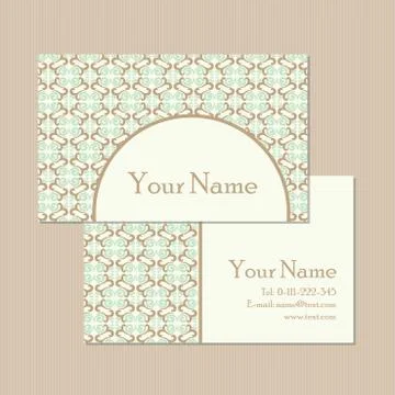 Visit cards Stock Illustration