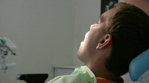 Visit at the dentist  Stock Footage 732967