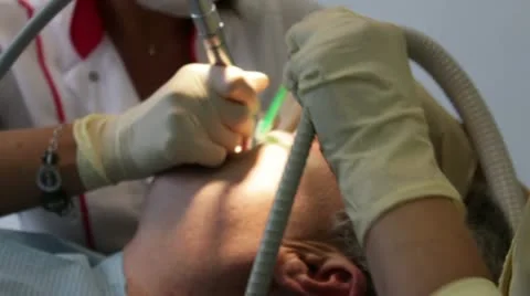 The visit to the dentist 库存影片 12883965