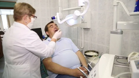 Visit the dentist. Stock Footage 86398025