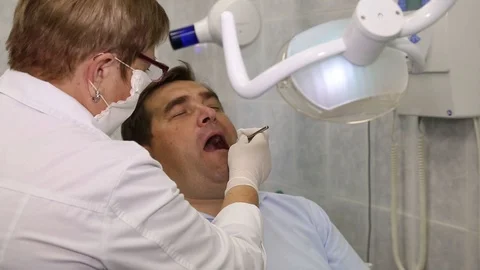 Visit the dentist. Stock Footage 86398057