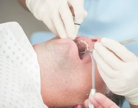 Visit to the Dentist Stock Photos