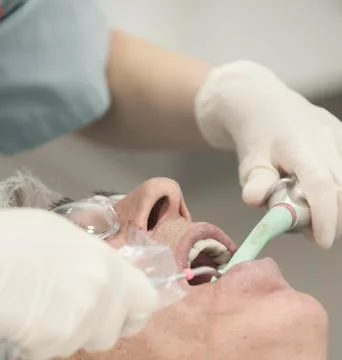 Visit to the Dentist Stock Photos