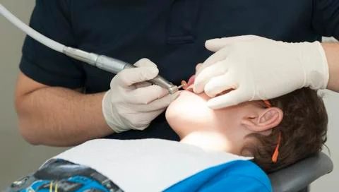 Visit to the Dentist Stock Photos