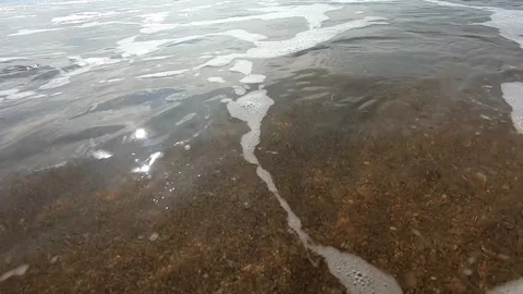 Visit Durdle Door, during COVID-19 pandemic, 2020. Waves Stock Footage 144138320