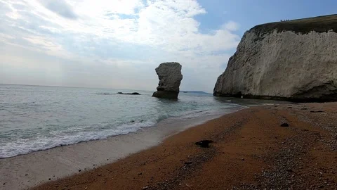 Visit Durdle Door, during COVID-19 pandemic, 2020 Stock Footage 144138546
