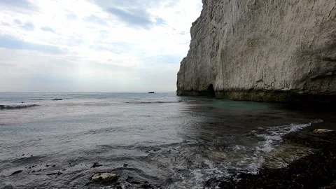 Visit Durdle Door, during COVID-19 pandemic, 2020 Stock Footage 144138561
