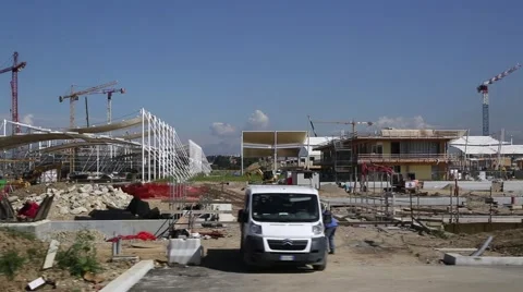 Visit to the Expo 2015 site-3.mp4 Stock Footage 42831088