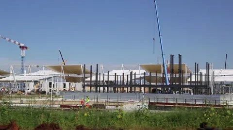 Visit to the Expo 2015 site-4.mp4 Stock Footage 42831267