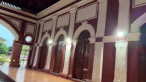 Visit Granadas Historic Old Train Station for a Unique Experience Stock Footage 309311616
