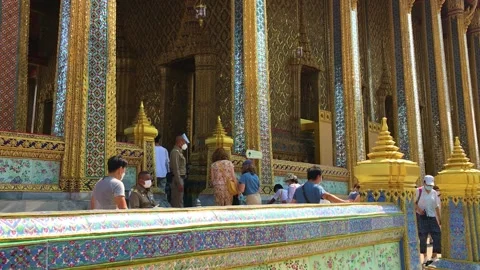 Visit grand palace 스톡 동영상 181025100