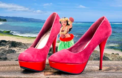 Visit Hawaii this Year. Stock Photos