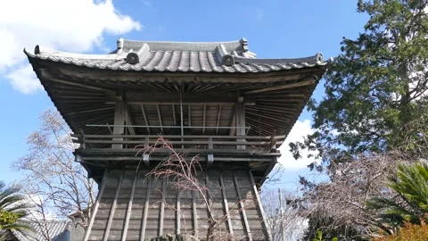 Visit Japanese castle oyamazyo of Yoshida City, Shizuoka Prefecture Stock Footage 124577053