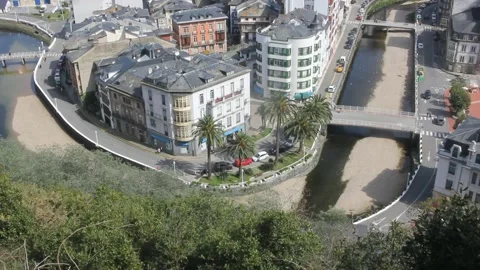 A visit to Luarca in the Cantabrian coast of Spain Stock Footage 238561073