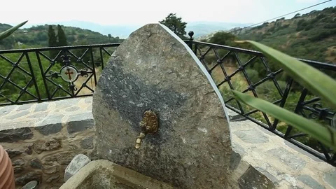 Visit to the monasteries and churches of Greece. Stock Footage 84497476